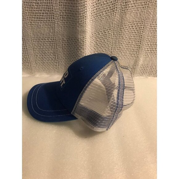 Adult BUD LIGHT Trucker MESH CAP Hat, Adjustable Snapback, ROYAL BLUE - Picture 2 of 7